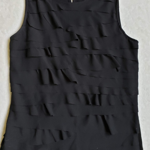 LOFT Flowy Layered Ruffle Shell Tank - Picture 7 of 8